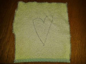 homemade cloth used as alternative to wet wipe