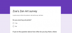 survey, zoe's zen art