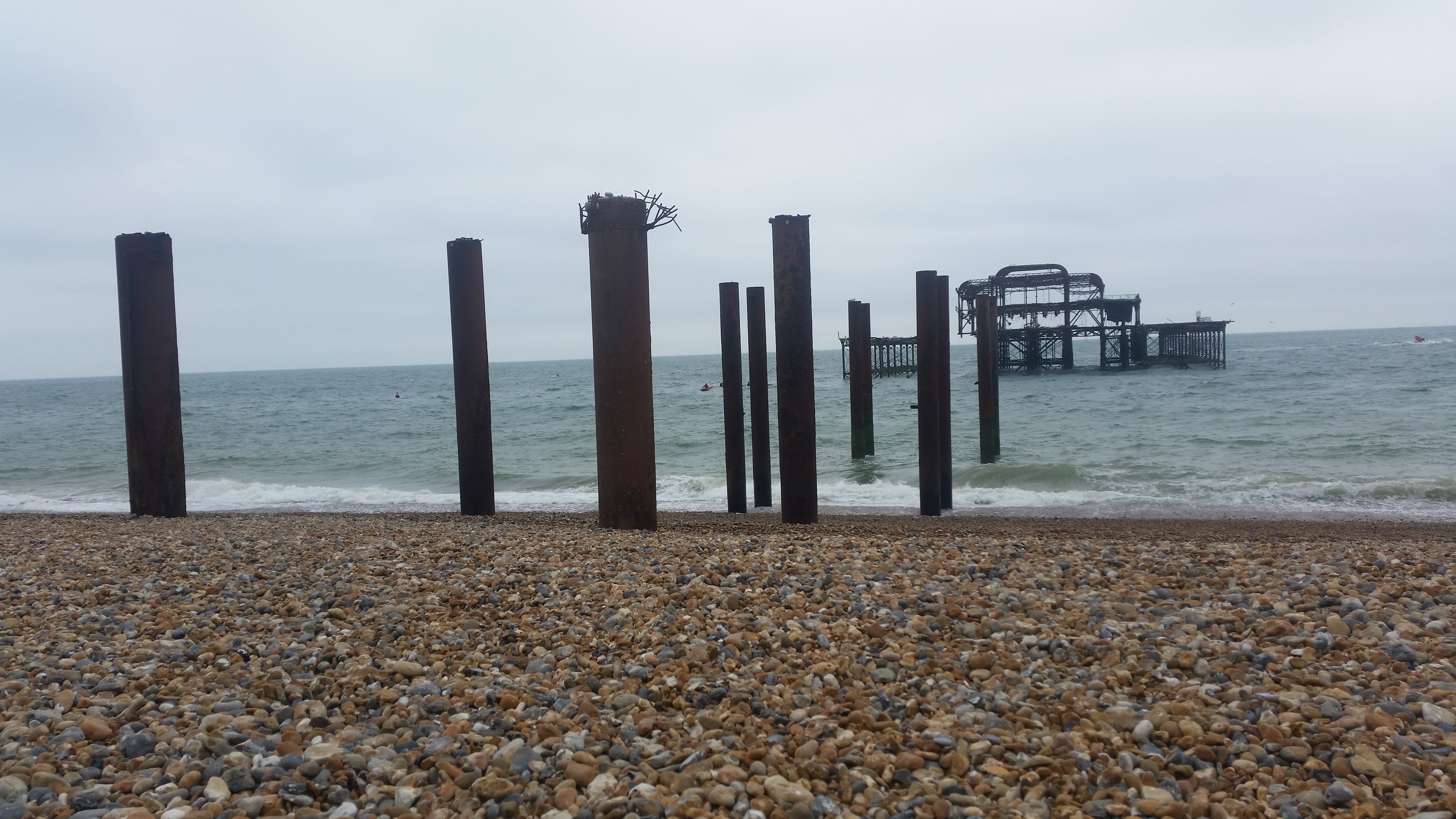 Pebbly beach, Brighton Beach, West Pier, Brighton, Hove, children's activities , beach combing