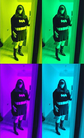 DIY Batgirl costume 
