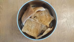 Melba toast recipe, melba toast, reduce food waste