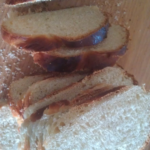 sliced challah bread
