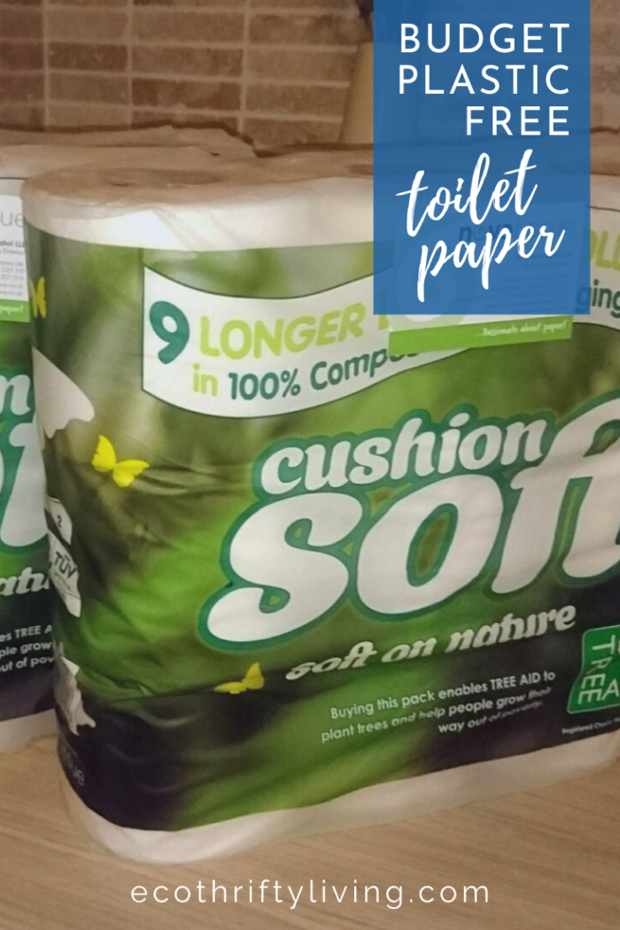 Plastic free toilet paper on a budget review/ ad Eco Thrifty Living